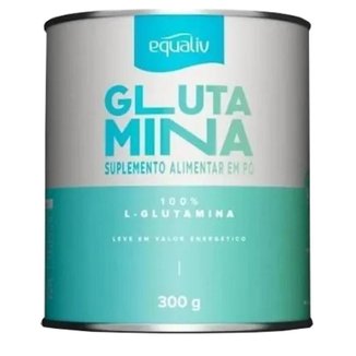Glutamina - L-Glutamina 100% Pura - 300g - Músculos Imunidade - Equaliv