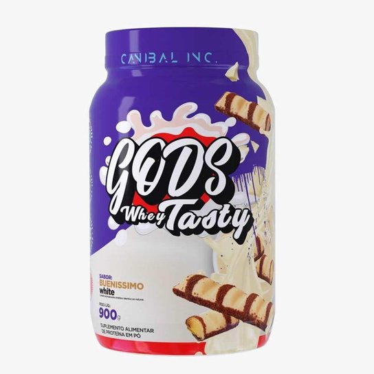 Gods Whey Tasty - 900g Buenissimo White - Canibal
