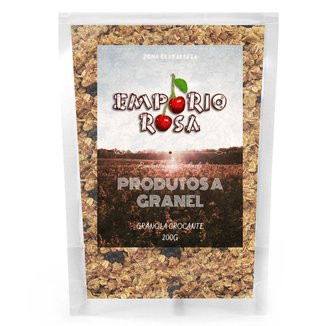 Granola Crocante Empório Rosa Granel 200G