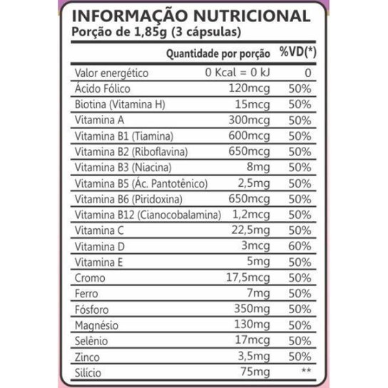 Hair, Skin & Nails Femme 90 cápsulas - MaxiNutri