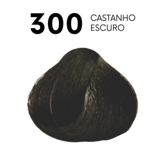 Haskell Tons Castanhos– Tonalizante + Tratamento pós + Emulsão + Luvas + Folheto 300 Castanho Escuro