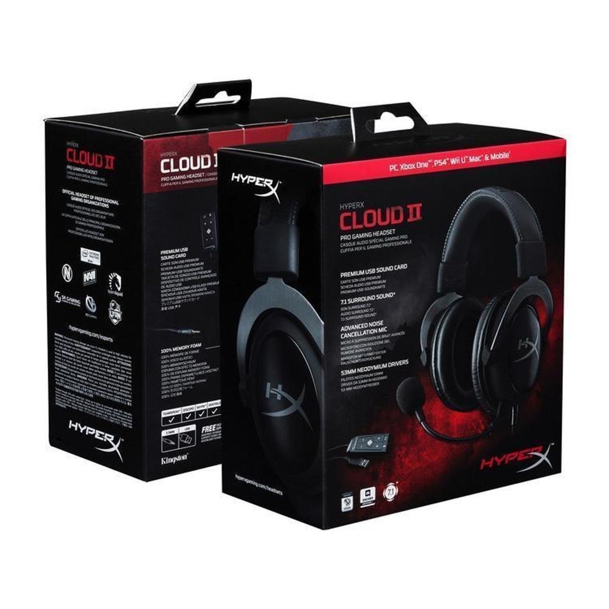 Headset Gamer HyperX Cloud II | Allianz Parque Shop