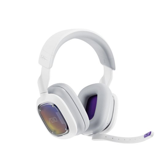 Headset Gamer sem Fio Logitech Astro A30 - USB LightSpeed ou Bluetooth - Branco - 939-001986