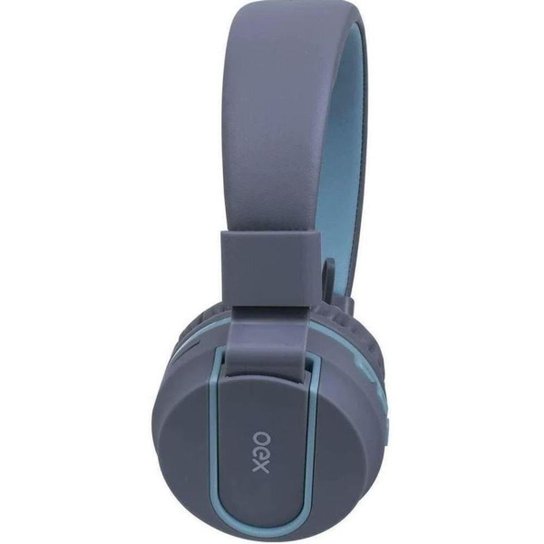 Headset OEX Candy HS310 Bluetooth - Azul/Cinza
