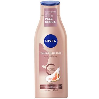 Hidratante Corporal Nivea Beleza Radiante Pele Uniforme 200ml