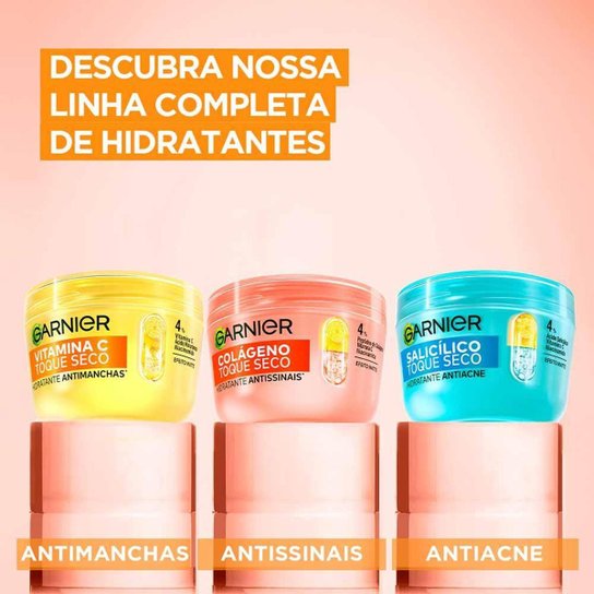 Hidratante Facial Antissinais Garnier Skin Colágeno Toque Seco 85g