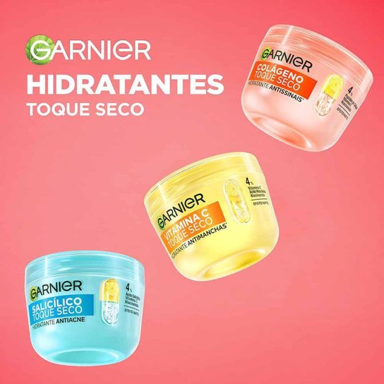 Hidratante Facial Antissinais Garnier Skin Colágeno Toque Seco 85g