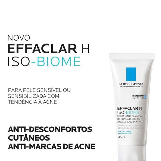 Hidratante Facial La Roche Posay Effaclar H Iso Biome 40ml