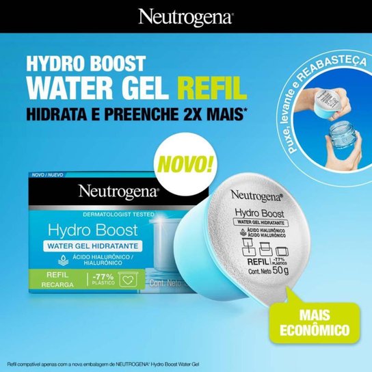 Hidratante Facial Neutrogena Refil - Hydro Boost Water Gel 50g