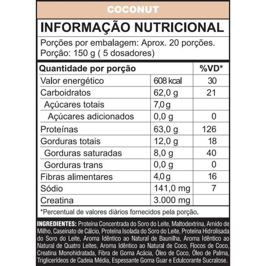 Hipercalórico Real Gains 3kg - Universal Nutrition