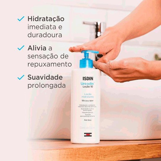 Isdin Kit – Gel de Banho Ureadin 424g + Loção Hidratante Ureadin 400ml Kit