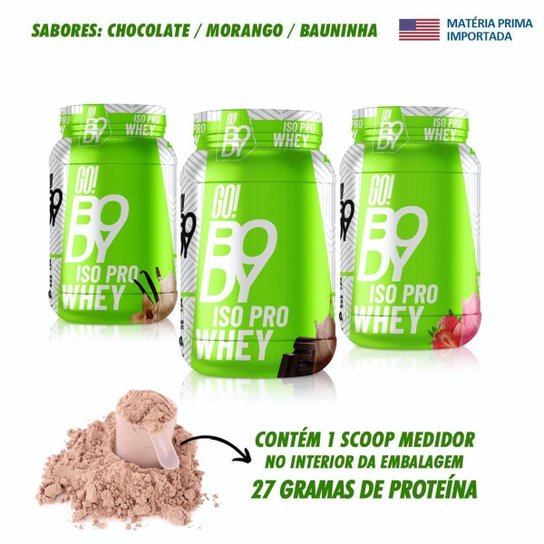 Iso Pro Whey 900g Go Body Whey Isolado