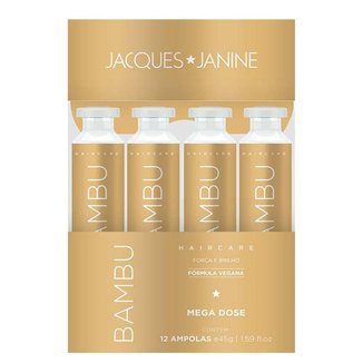 Jacques Janine Haircare Bambu Kit Ampolas 12 Unidades Kit