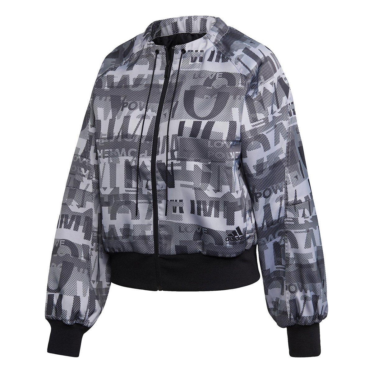 jaqueta adidas cinza