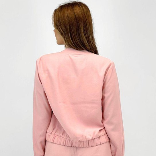 Jaqueta Aishty Bomber em Tecido Feminina