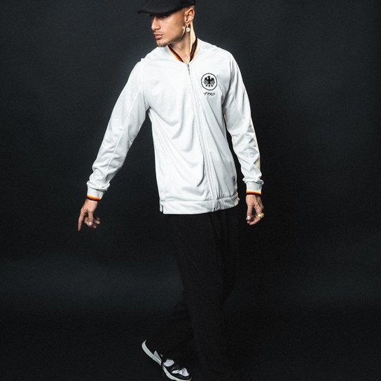 Jaqueta Alemanha Retrô 1990 Offwhite Masculina