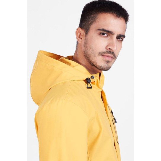 Jaqueta Aramis Com Capuz Liquid Repeller Amarelo