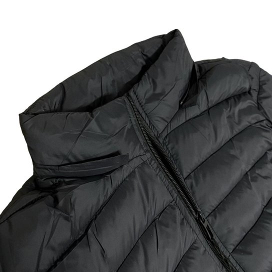 Jaqueta Bobojaco Masculino Casaco Puffer com Capuz Removível