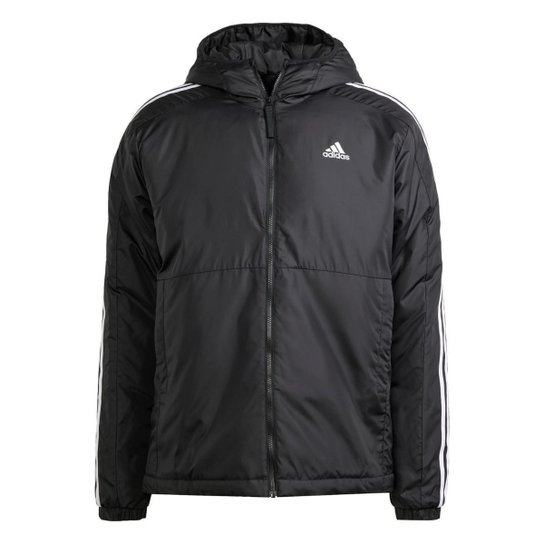 Jaqueta Capuz Insulated Essentials 3-Stripes Adidas