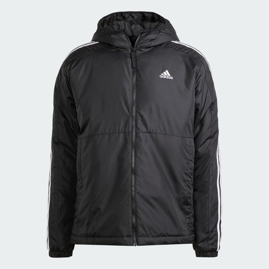 Jaqueta Capuz Insulated Essentials 3-Stripes Adidas