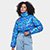 Jaqueta Colcci Puffer Estampada Feminina - Azul