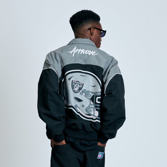 Jacket Casaco De Time De Futebol Americano Jaqueta Varsity Raiders