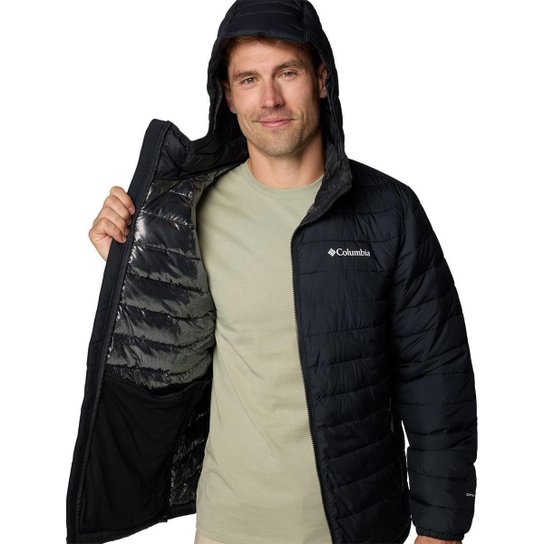Jaqueta Columbia Masculina Powder Lite™ II com Capuz
