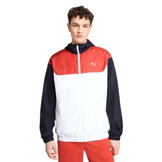 JAQUETA CORTA VENTO ESS RELAXE 684626-02 - BRANCO/VERMELHO P