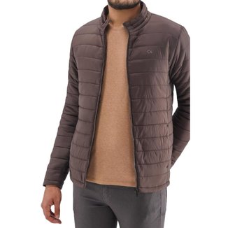 Jaqueta Essencial Puffer Ogochi Colors Café 0004 Cor:;Tamanho:GG