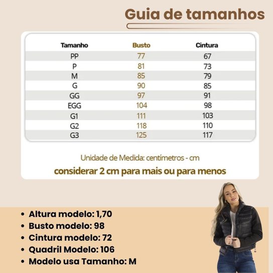 Jaqueta Feminina Bobojaco Térmica com Mangas de Moletom - Inverno Casual Confortável