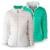 Jaqueta Feminina Goose Down Puffer Kailash - Branco+Verde