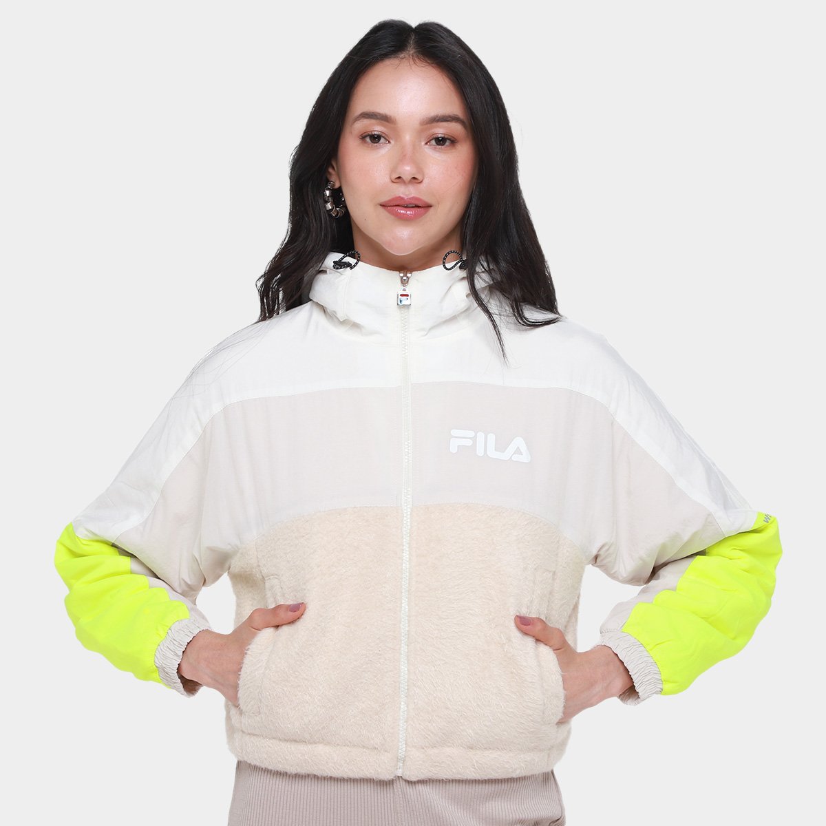 Shopee Camiseta Fila Branca Feminina Casaco Moletom Fila Feminino