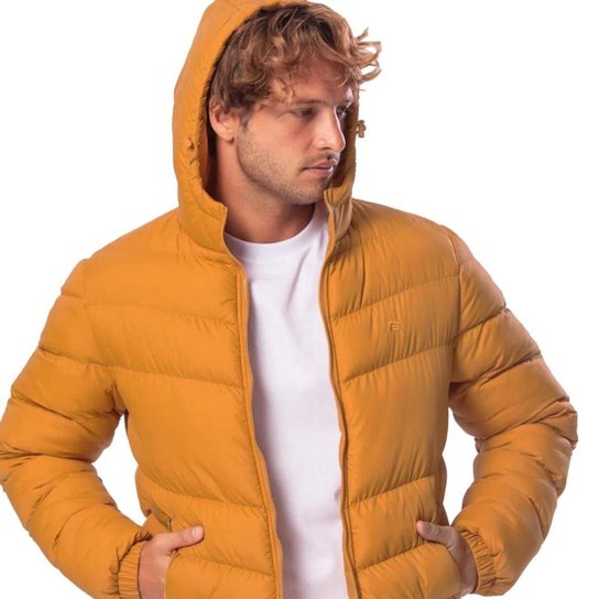Jaqueta FreeSurf Puffer Jacket Mostarda
