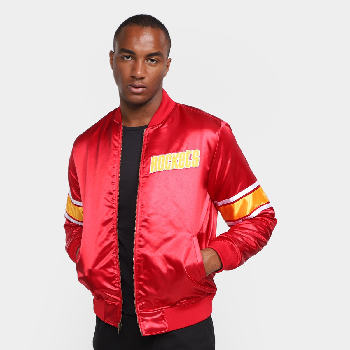 HOUSTON NBA Mitchell & Ness ジャケット サイズ60 Jaqueta Houston Rockets Mitchell E Ness Jersey Masculina | Allianz