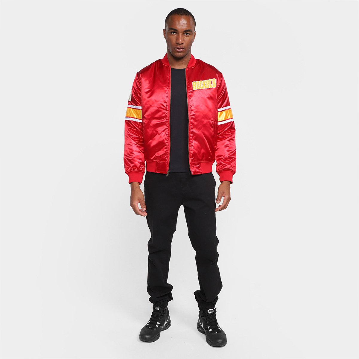 Jaqueta Houston Rockets Mitchell E Ness Jersey Masculina | Allianz