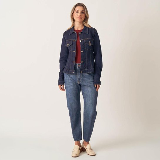 Jaqueta Jeans Confort Leny Feminino