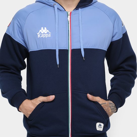 Jaqueta Kappa Moletom Ab Authentic Alliata 17 Masculina