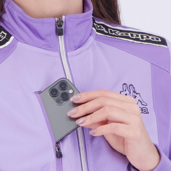 Jaqueta Kappa Sport Wess Feminina Lilás