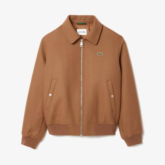 Jaqueta Lacoste Aviador de Lã Premium Masculina