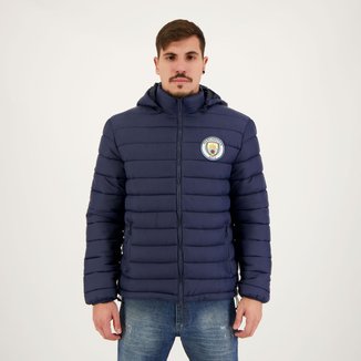 Jaqueta Manchester City Padding I Marinho