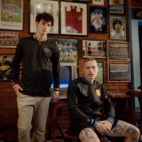 Jaqueta Maradona Classic Retrô Dourado Argentina Masculina