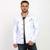 Jaqueta Masculina Sarja Branca Destroyed Jeans Slim Masculina Austin Club - Branco