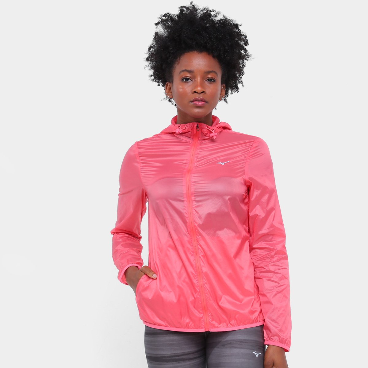 Casaco Mizuno Jacket Jaqueta Mizuno Run Fast Feminina Jaqueta