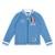 Jaqueta Napoli 1989 Maradona Retrô Infantil Juvenil - Azul Claro