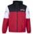 JAQUETA NEW ERA CORTA VENTO WINDBREAKER NBA CHICAGO BULLS CORE - Preto+Vermelho