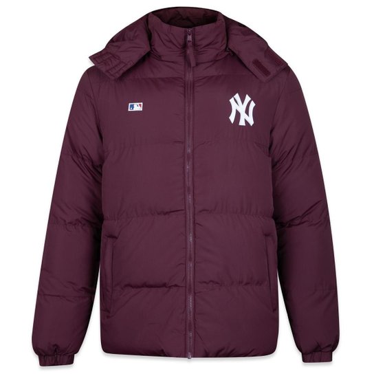 Jaqueta New Era Puffer New York Yankees All Genui Masculino
