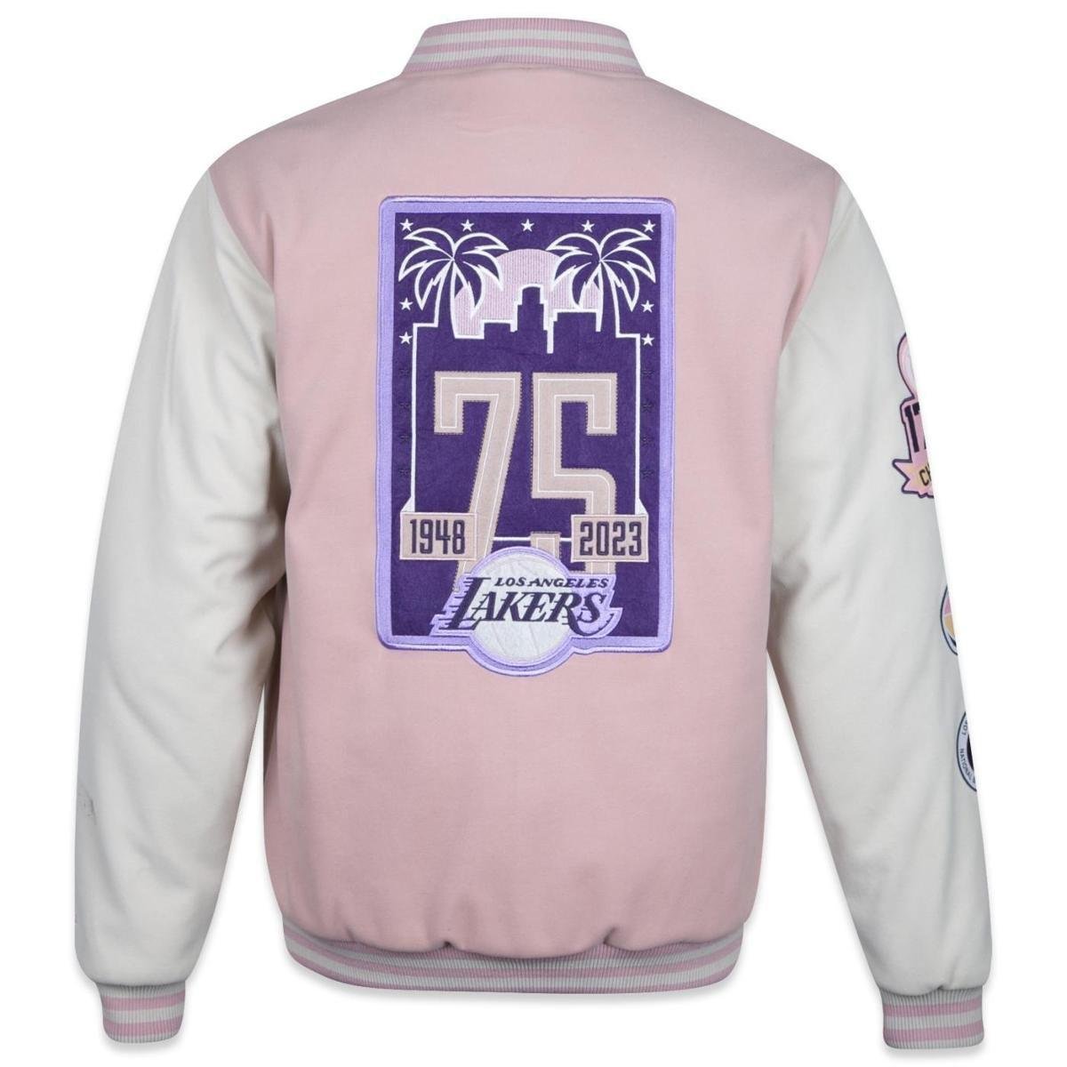 Jaqueta New Era Varsity NBA Los Angeles Lakers Sunset Masculino