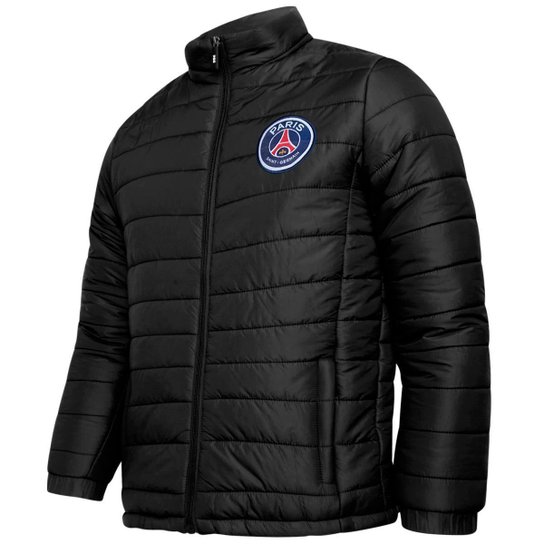 Jaqueta Padding PSG Paris Saint Germain Preto Masculina