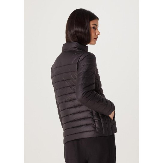 Jaqueta Puffer De Matelassê Com Forro Feminina
