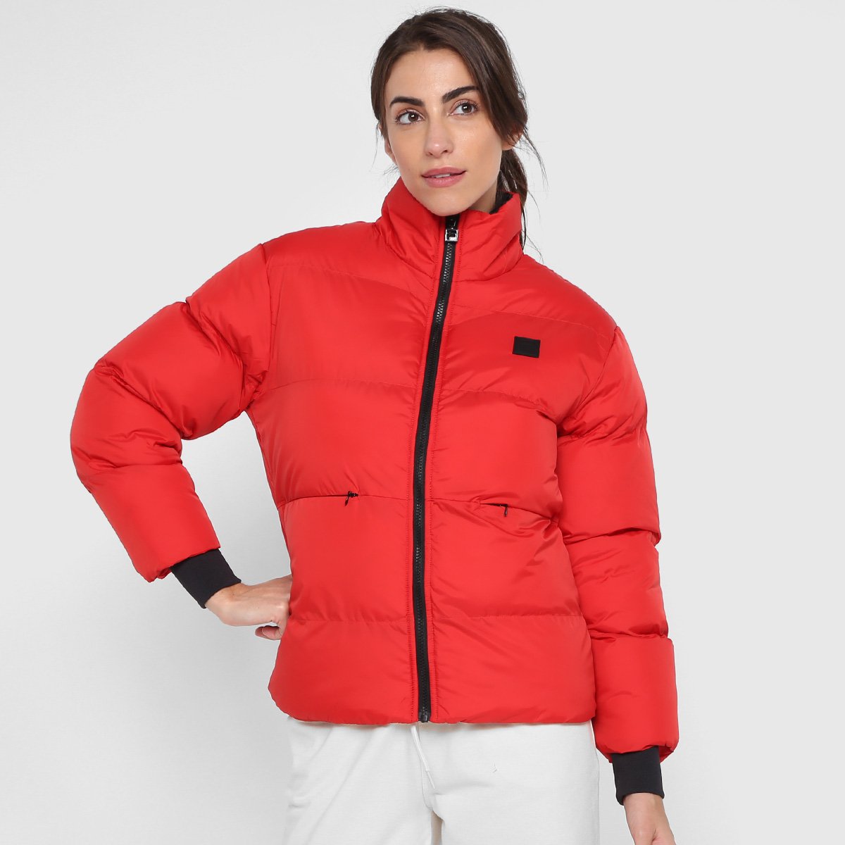 Hurley Jaqueta Leve E Quente 2025 Gul Luna7 Para Mulher Front Zip